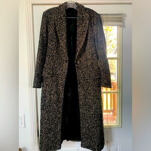Zara small tweed trench coat